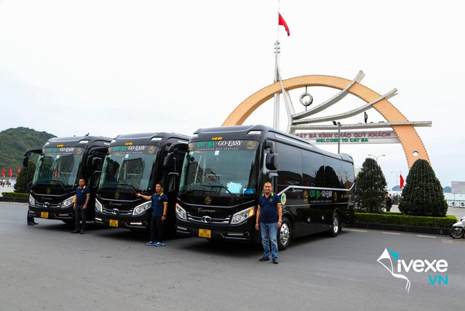 Nhà xe Cát Bà Go Easy tuyến Hà Nội đi Cát Bà tốt nhất