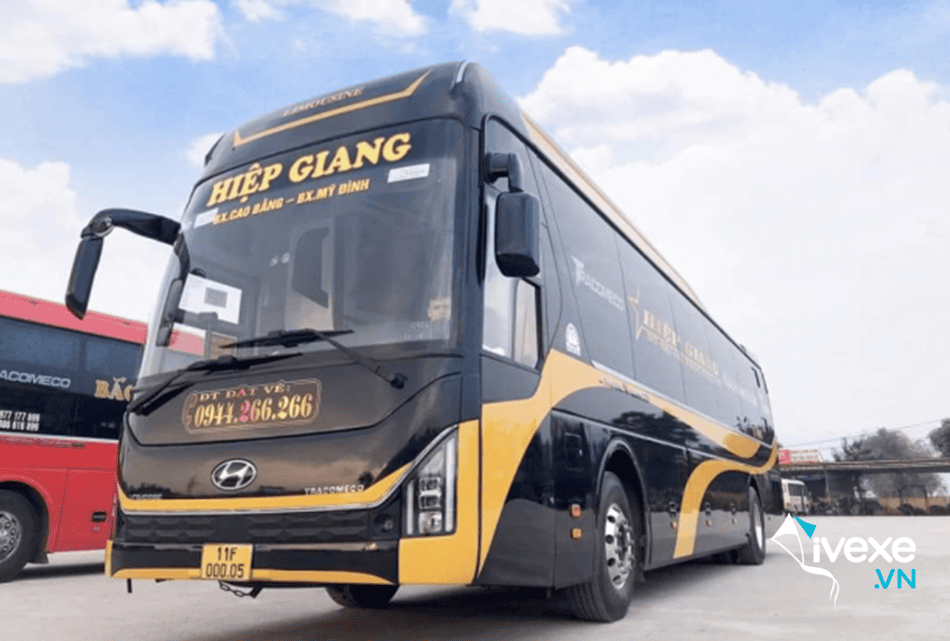 Nhà xe Hiệp Giang tuyến Hà Nội đi Cao Bằng dịch vụ tốt
