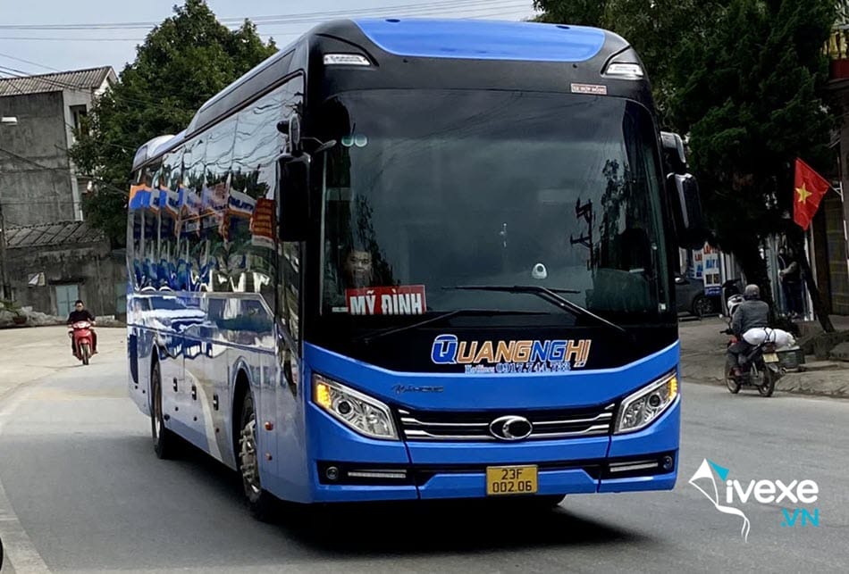 Xe khách Quang Nghị chuyên tuyến xe Hà Nội - Hà Giang