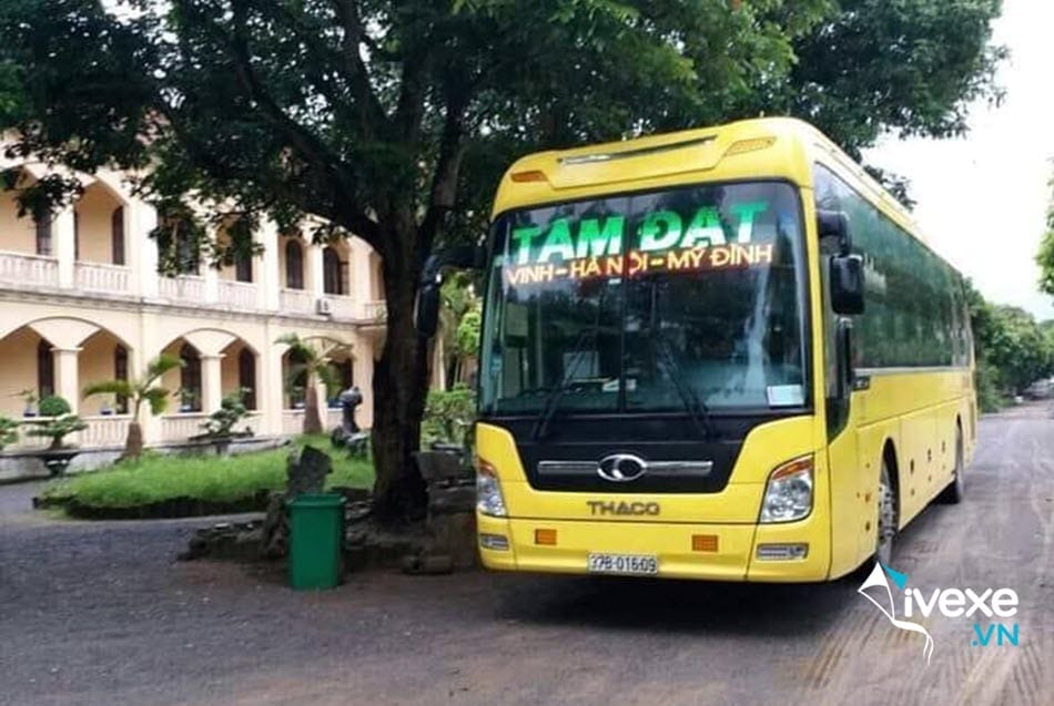Xe khách Tâm Đạt tuyến Hà Nội đi Nghệ An