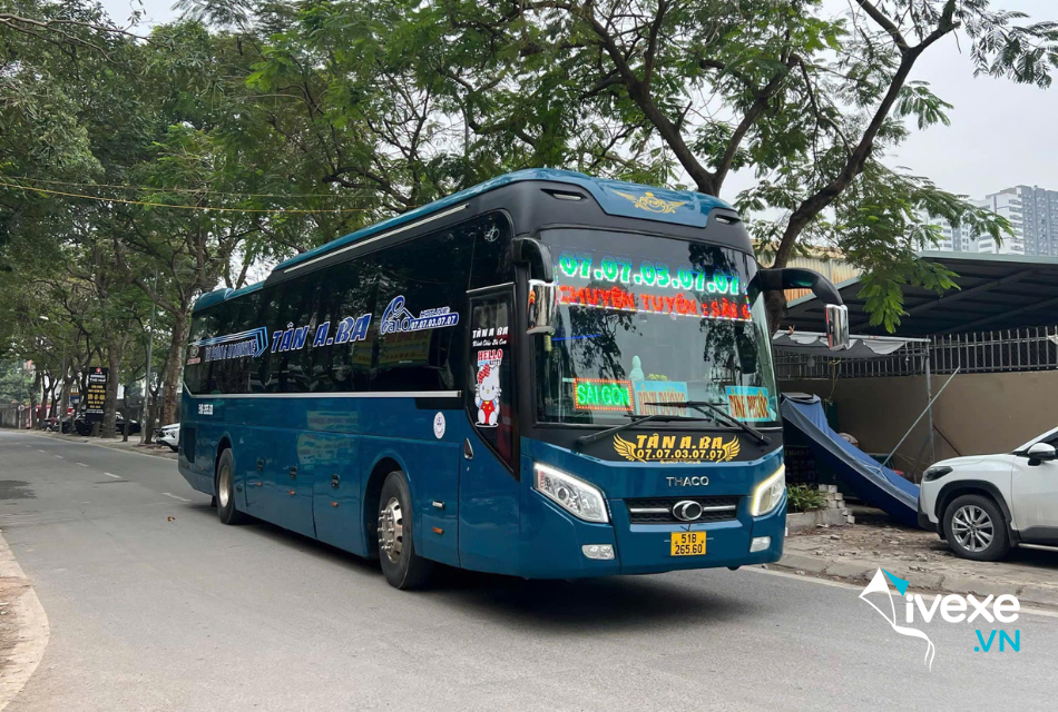 Nhà xe Tân A Ba tuyến Sài Gòn đi Hà Nội