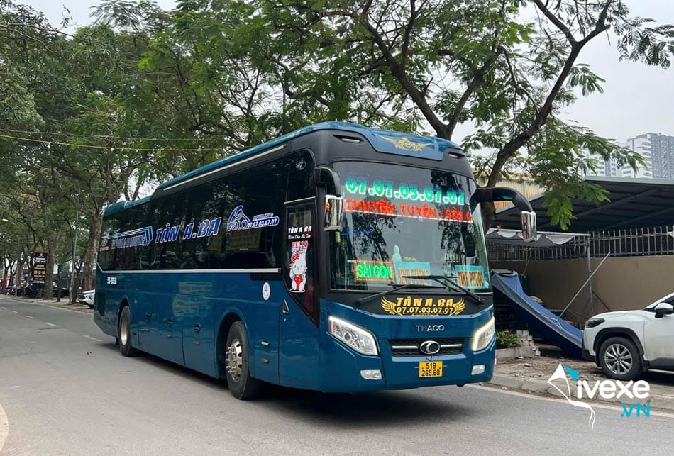 Nhà xe Tân ABa tuyến Hà Nội đi Sài Gòn được yêu thích nhất