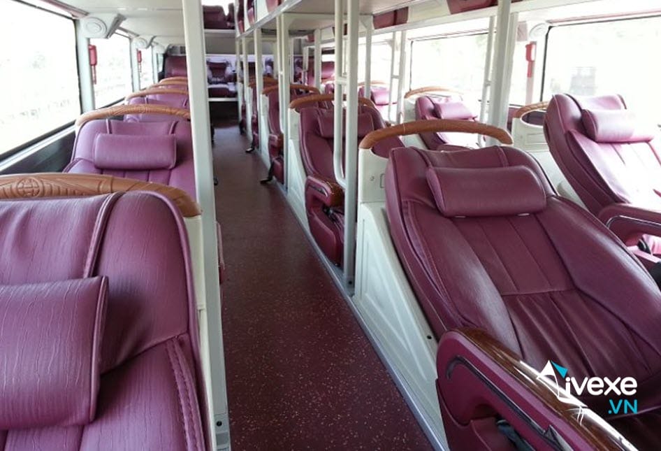 Xe giường nằm 46 chỗ hiện đại của nhà xe Tân Minh Hà