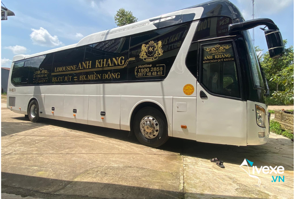 Nhà xe Anh Khang tuyến Sài Gòn đi Đắk Nông