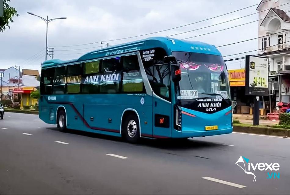Nhà xe Anh Khôi tuyến Hà Nội đi Kon Tum