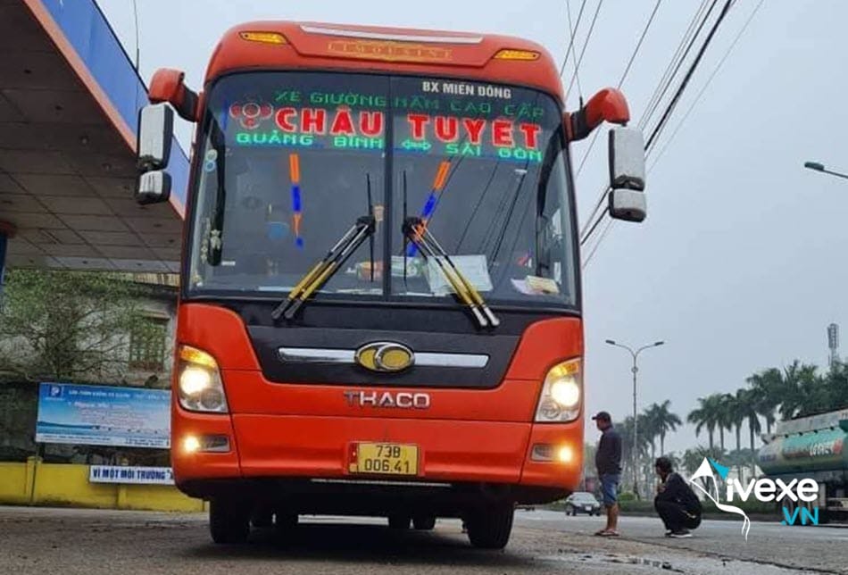 Nhà xe Châu Tuyết tuyến Sài Gòn đi Quảng Bình