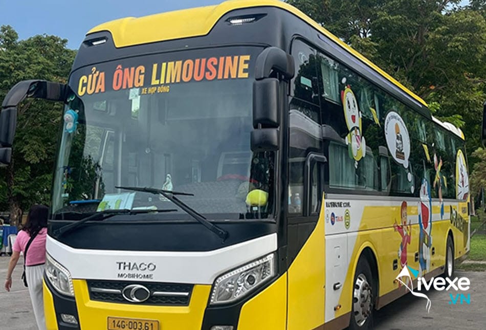 Nhà xe Cửa Ông Limousine tuyến Đà Nẵng đi Quảng Ninh