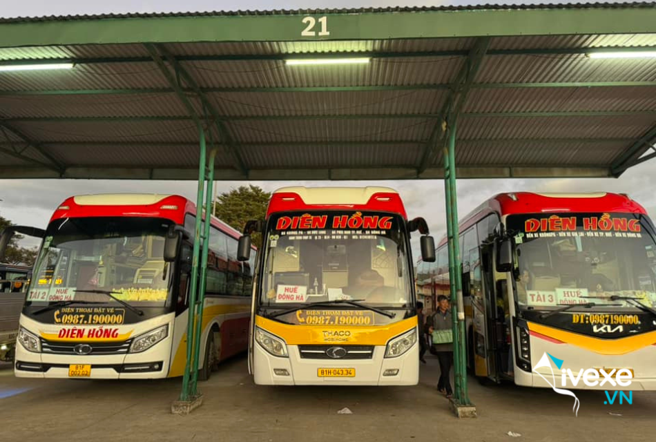 Nhà xe Diên Hồng tuyến Đà Nẵng đi Gia Lai