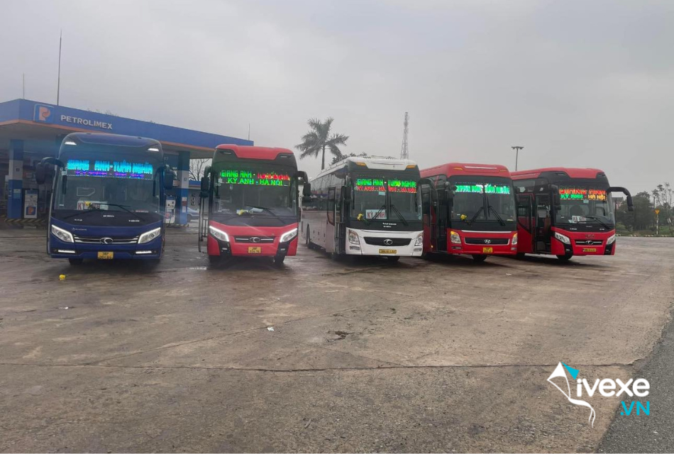 Nhà xe Giang Anh Tuấn Nghĩa tuyến Hà Nội đi Hà Tĩnh