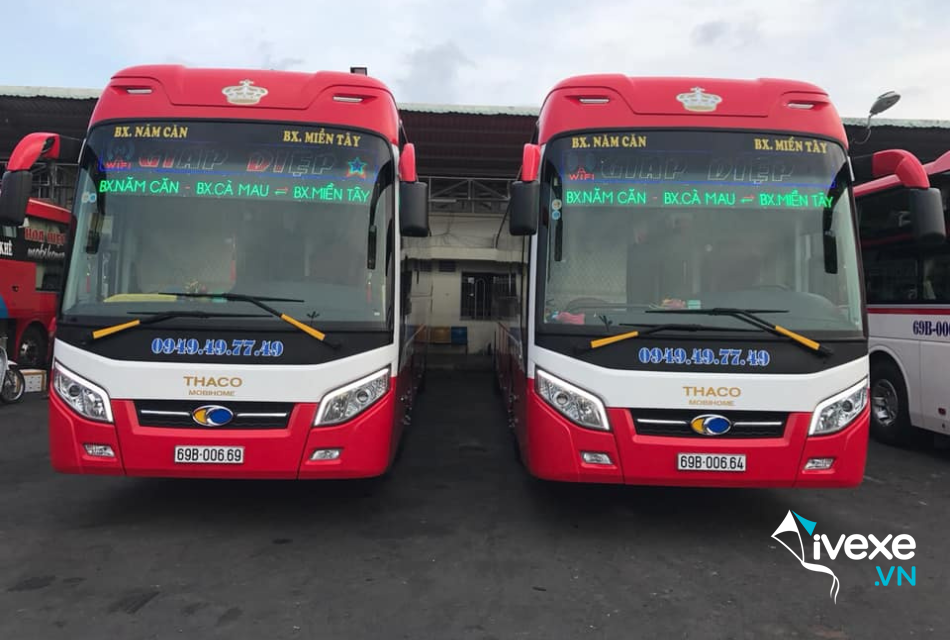 Nhà xe Giáp Diệp tuyến Sài Gòn đi Cần Thơ