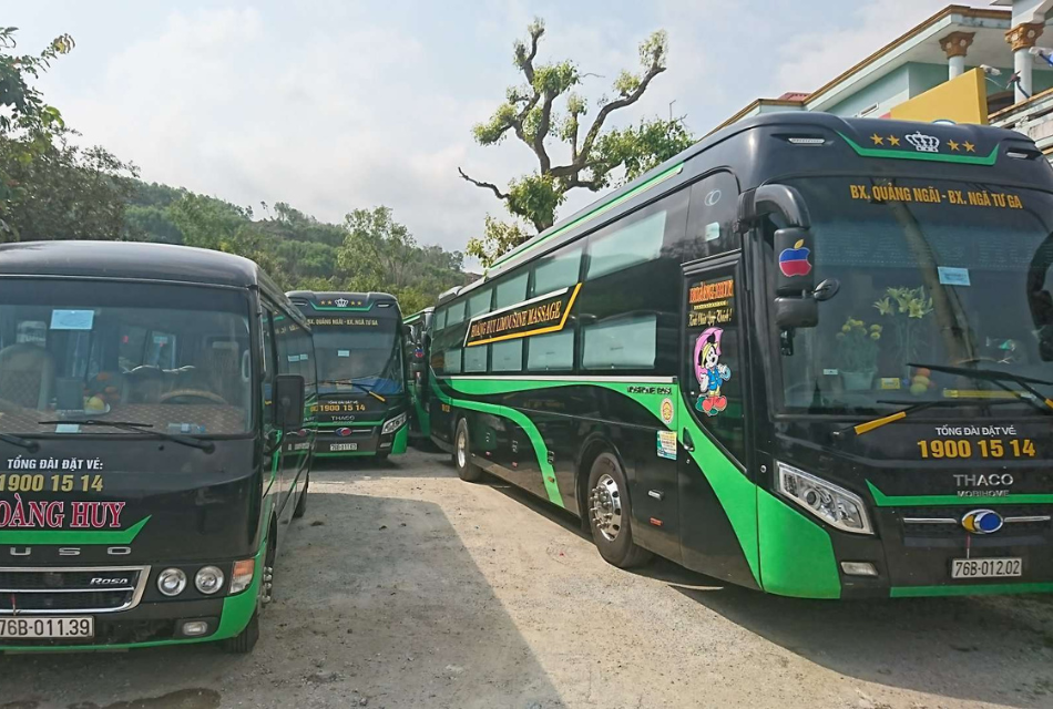 Nhà xe Hoàng Huy tuyến Sài Gòn đi Quảng Ngãi