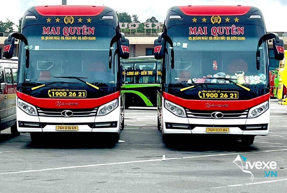 Nhà xe Mai Quyên chuyên tuyên xe Sài Gòn - Hà Tiên