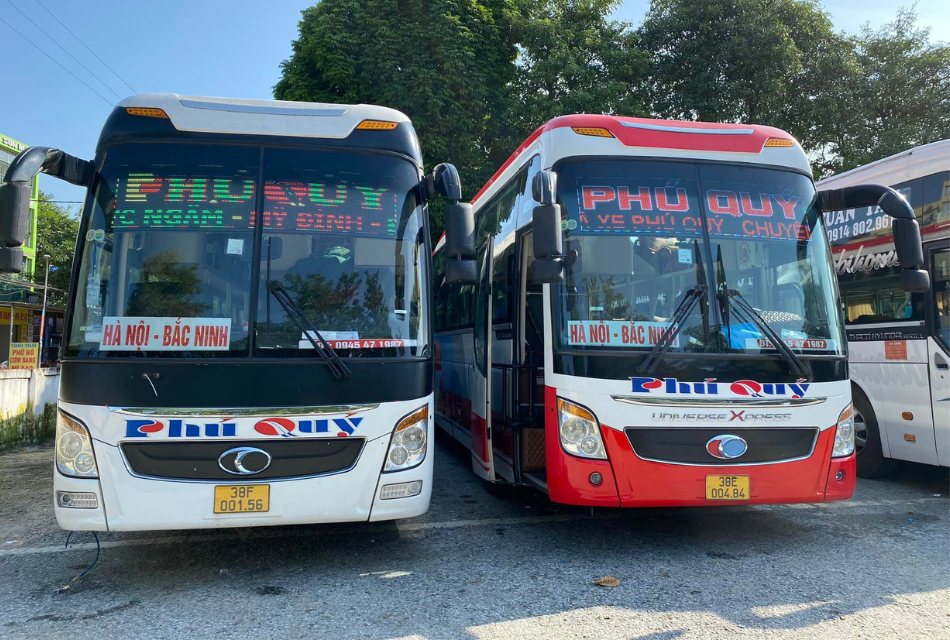 Nhà xe Phú Quý tuyến Hà Nội đi Hà Tĩnh