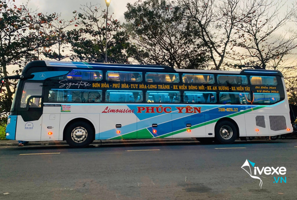 Nhà xe Phúc Yên tuyến Sài Gòn đi Phú Yên
