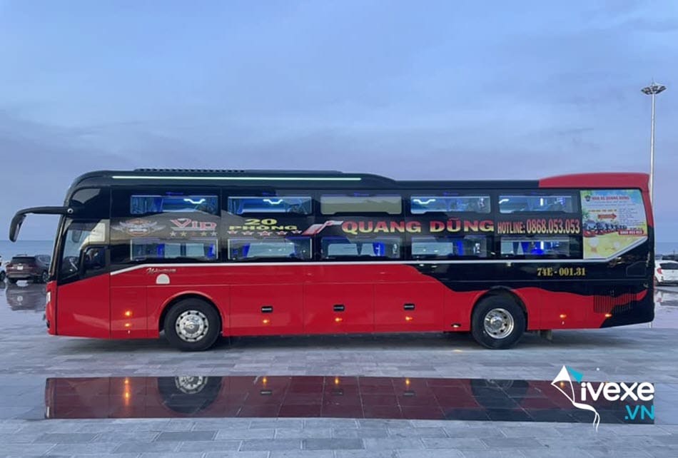 Nhà xe Quang Dũng Vip đi Hà Nội từ Hà Tĩnh