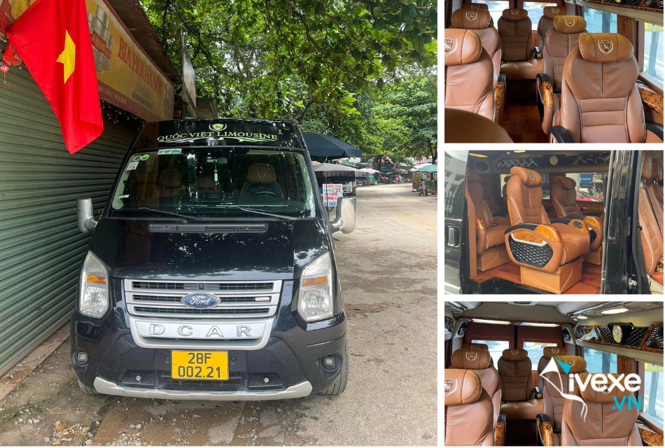Nhà xe Quốc Việt Limousine tuyến Hà Nội đi Hòa Bình