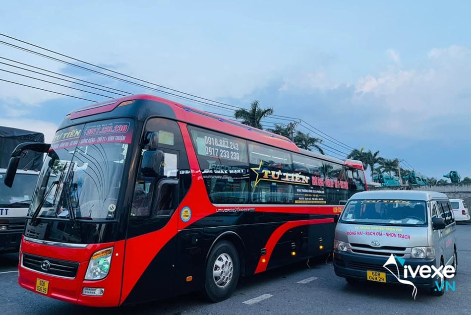 Nhà xe Tư Tiến Sài Gòn đi Rạch Giá - Kiên Giang