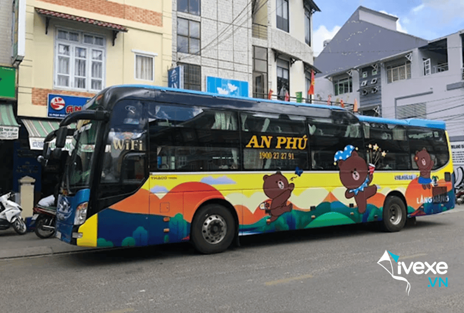 Xe khách An Phú Travel tuyến Đà Nẵng đi Đà Lạt