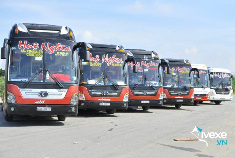 Xe khách Huệ Nghĩa đi Hà Tiên từ Sài Gòn