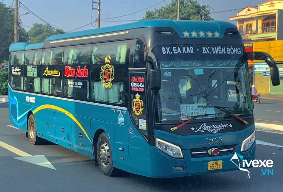 Xe khách Kim Anh đi Buôn Ma Thuột từ Đà Nẵng