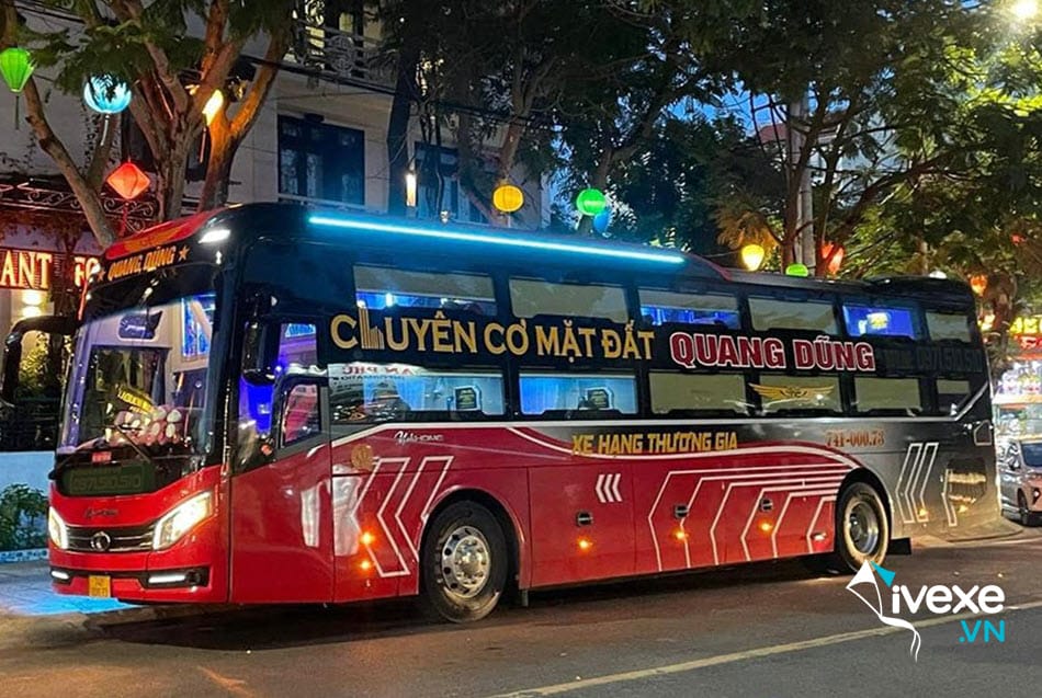 Xe khách Quang Dũng Vip đi Huế từ Sài Gòn