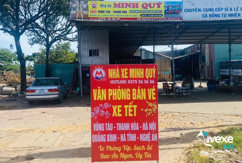Địa chỉ phòng vé xe Minh Quý Limousine tại Vũng Tàu