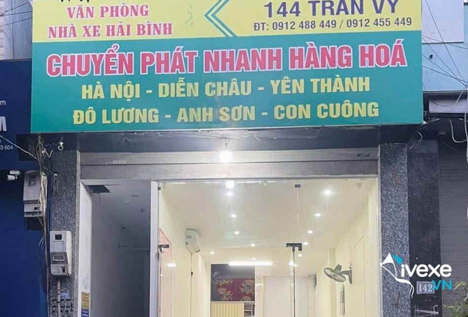 Địa chỉ văn phòng nhà xe Hải Bình tại Hà Nội