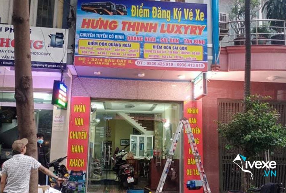 Địa chỉ văn phòng nhà xe Hưng Thịnh tại Sài Gòn
