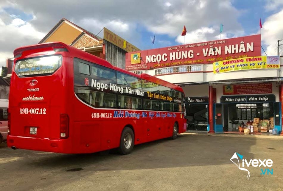 Địa chỉ văn phòng nhà xe Ngọc Hùng Văn Nhân tại Bảo Lộc