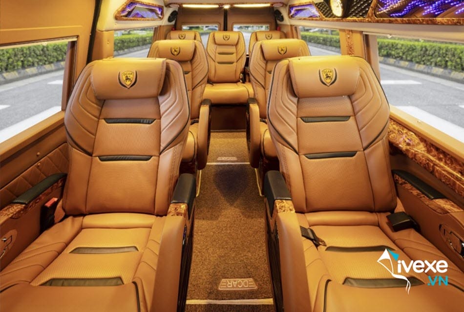 Dòng xe ghế Limousine của nhà xe Hoàng Giang đi Quảng Ninh