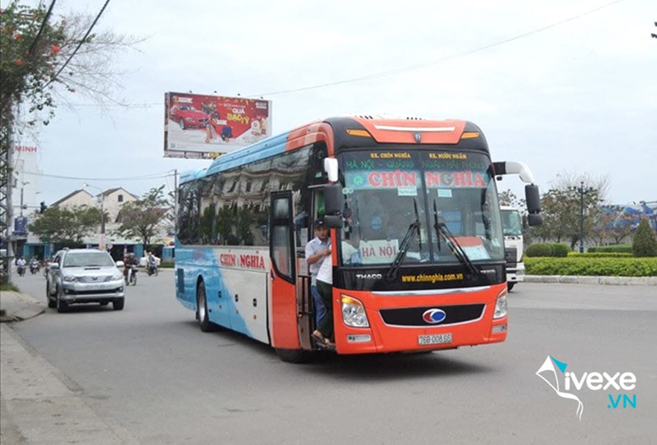 Hãng xe khách Chín Nghĩa đi Quảng Ngãi từ Hà Nội