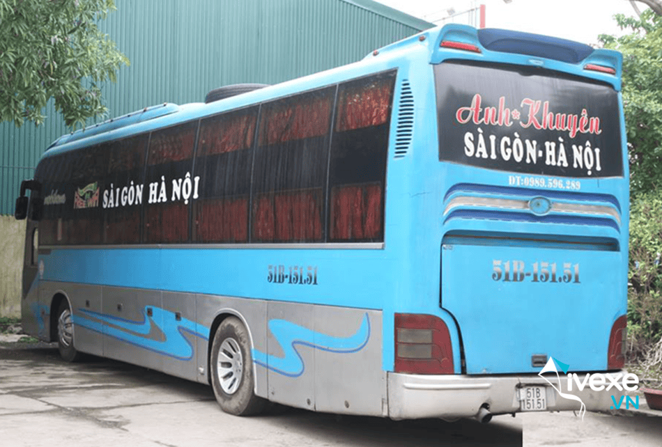 Nhà xe Anh Khuyên tuyến Hà Nội đi Quảng Ngãi giá vé ưu đãi