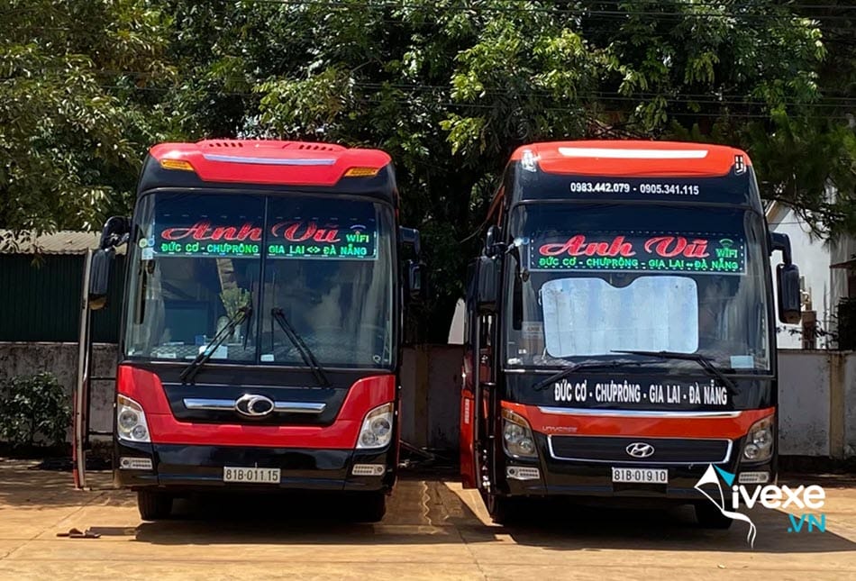 Nhà xe Anh Vũ từ Pleiku - Gia Lai đi Đà Nẵng chất lượng cao