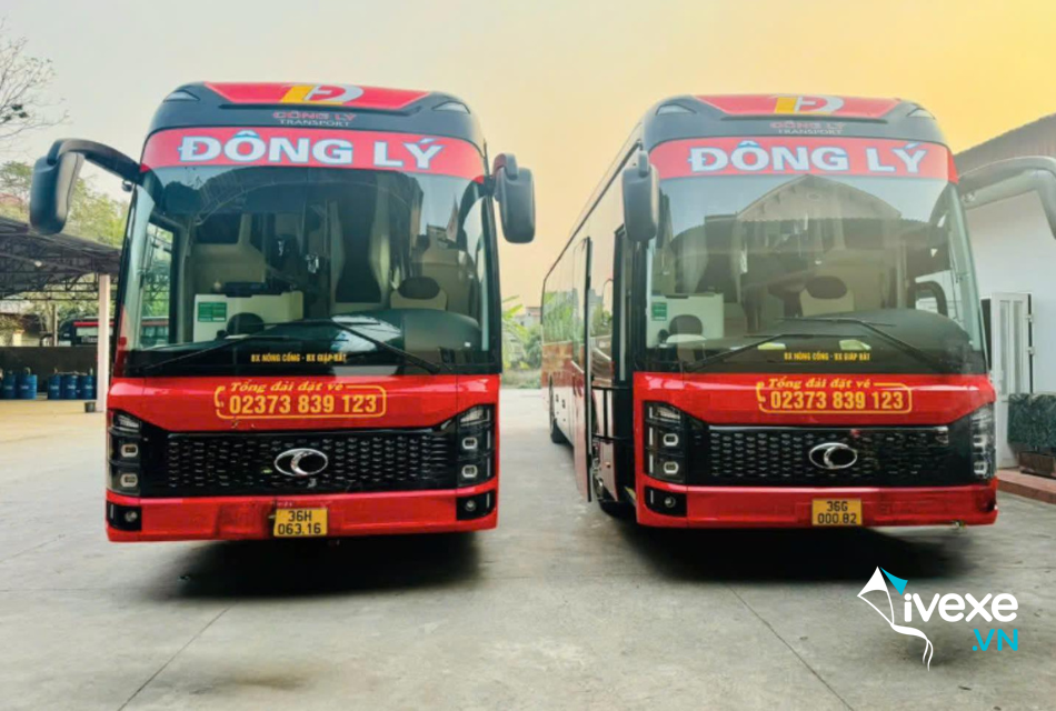 Nhà xe Đông Lý tuyến Thái Nguyên đi Thanh Hóa