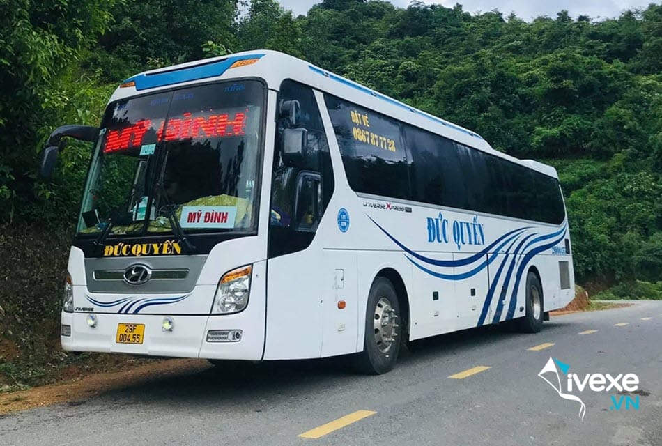 Nhà xe Đức Quyến từ Điện Biên đi Hà Nội