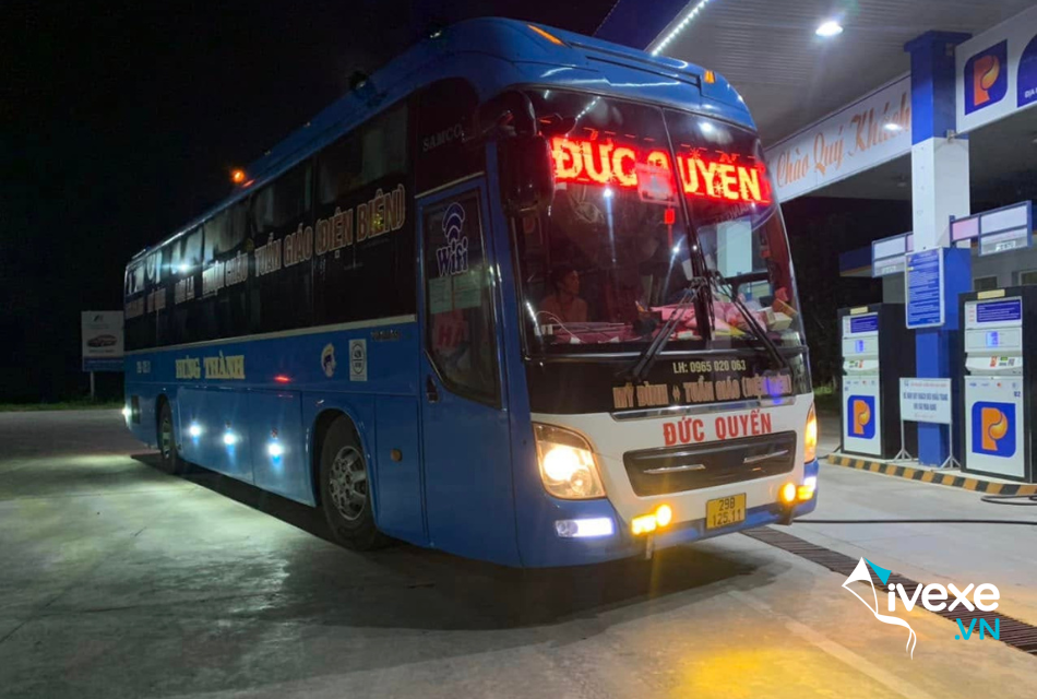 Nhà xe Đức Quyến tuyến Hà Nội đi Điện Biên