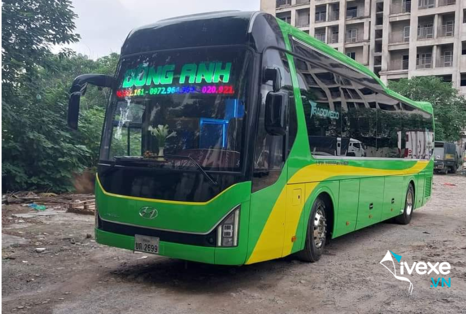 Nhà xe Dũng Anh tuyến Vinh Nghệ An đi Đà Nẵng