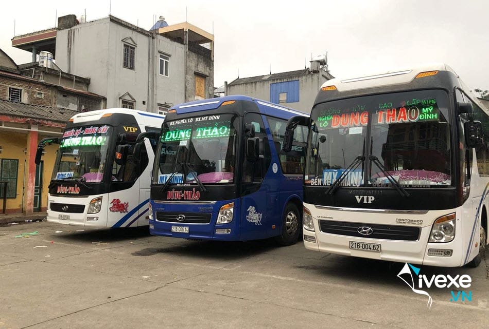 Nhà xe Dũng Thảo đi bến xe Mỹ Đình từ Nghĩa Lộ - Yên Bái