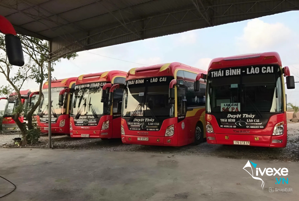 Nhà xe Duyệt Thủy tuyến Sài Gòn đi Thái Bình