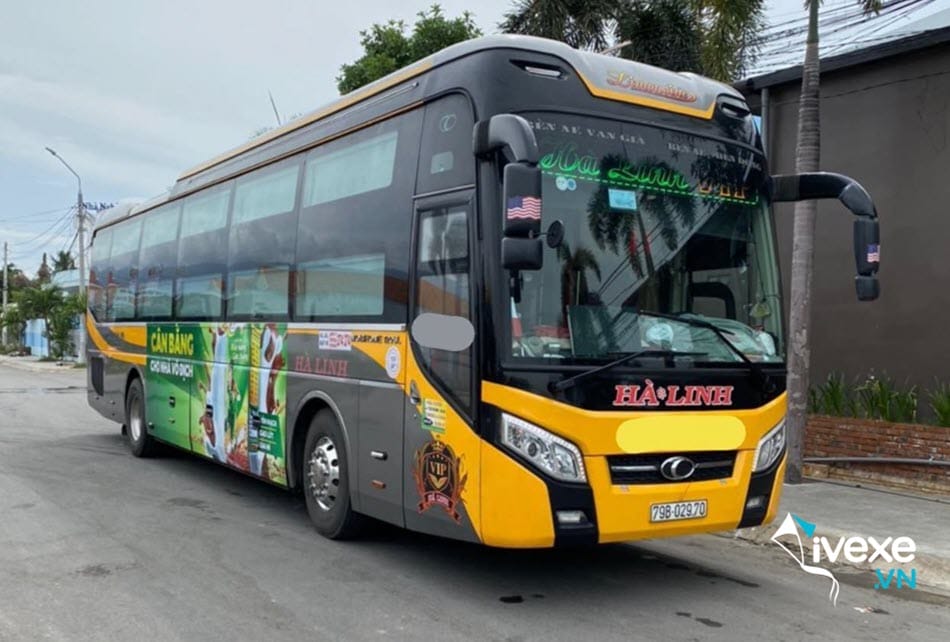 Nhà xe Hà Linh tuyến Quy Nhơn đi Đà Nẵng