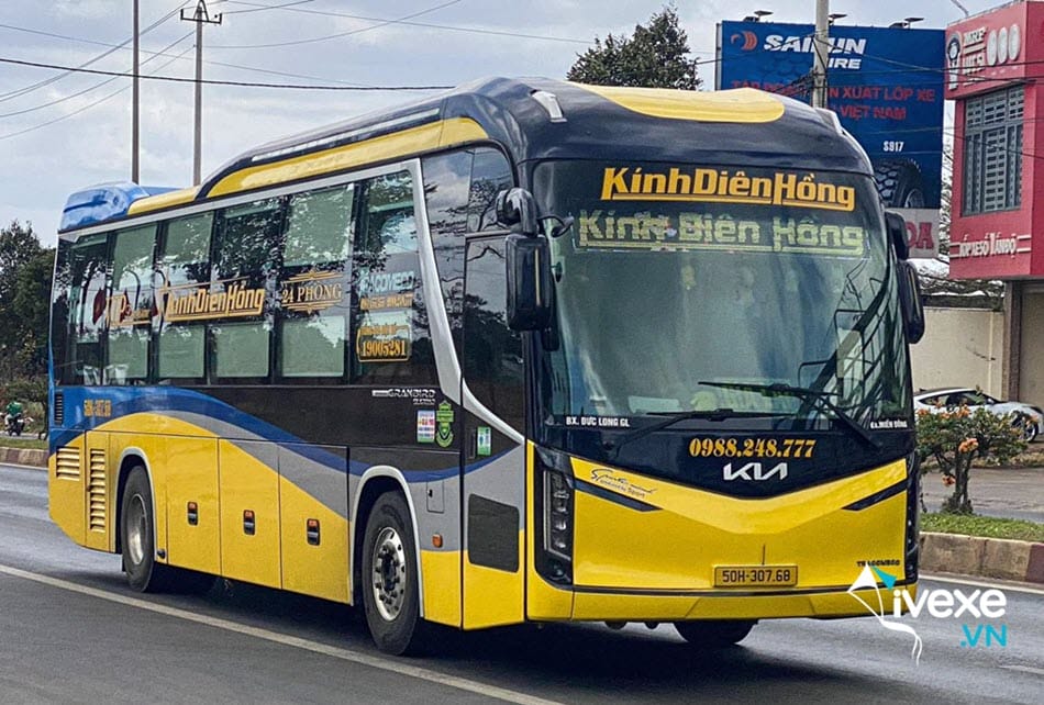 Nhà xe Kính Diên Hồng tuyến Pleiku - Gia Lai đi Sài Gòn
