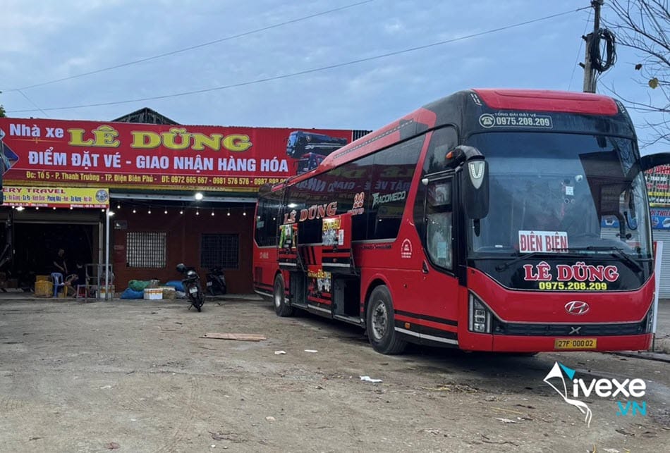 Nhà xe Lê Dũng tuyến Hà Nội đi Điện Biên Phủ - Điện Biên chất lượng nhất