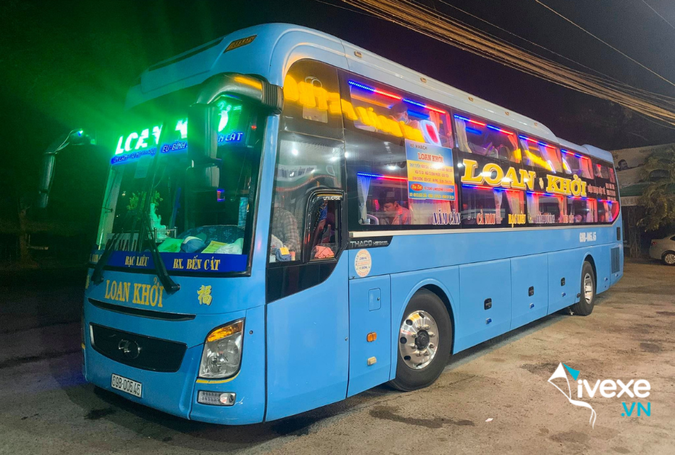 Nhà xe Loan Khởi tuyến Bình Dương đi Cà Mau