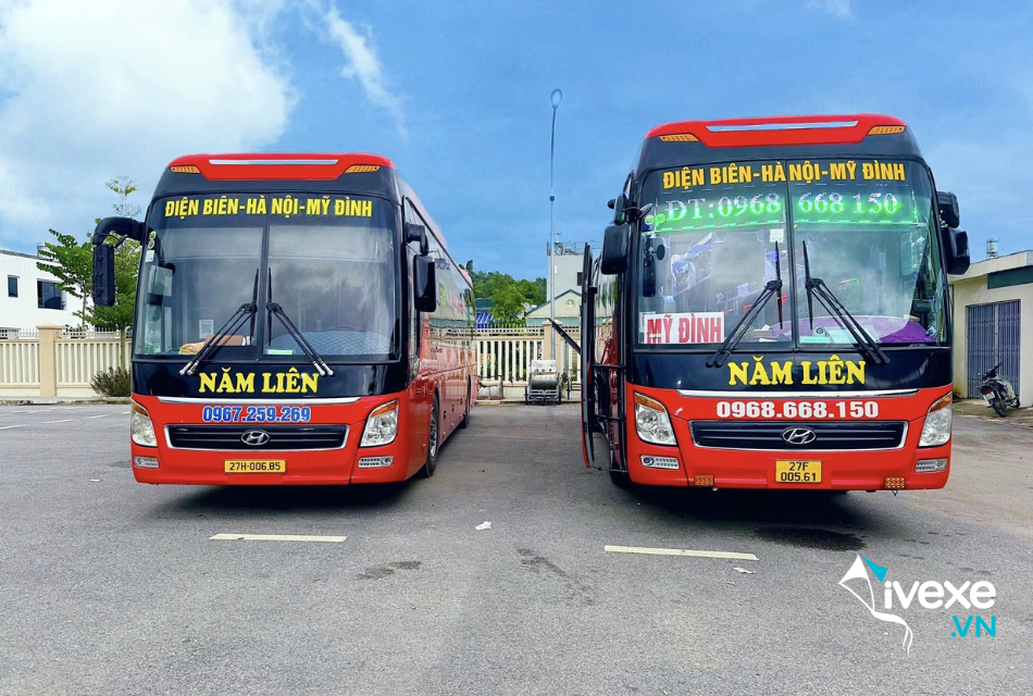 Nhà xe Năm Liên tuyến Hà Nội đi Điện Biên