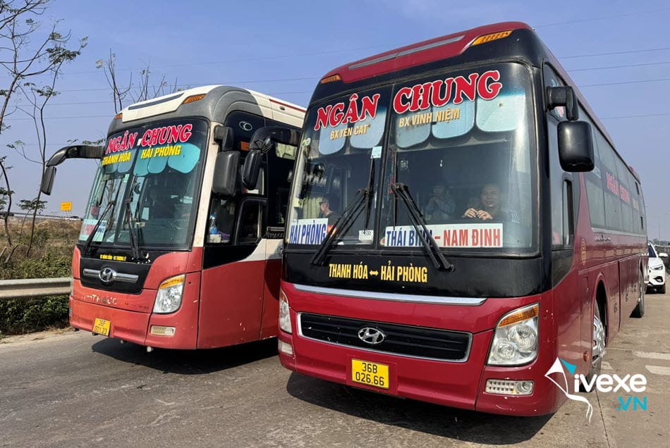 Nhà xe Ngân Chung Hải Phòng đi Thanh Hóa uy tín nhất