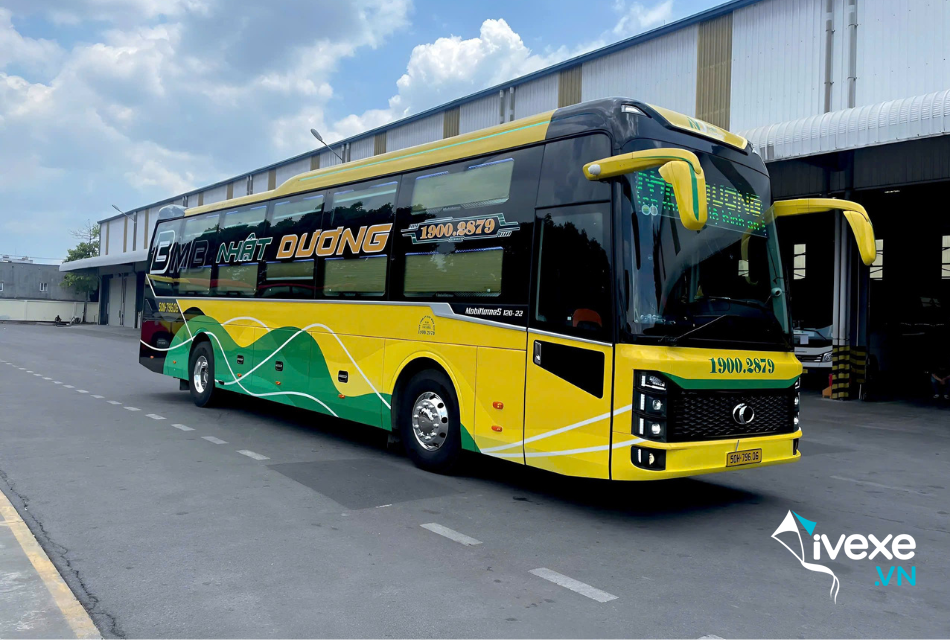 Nhà xe Nhật Dương - Bình Minh Bus xe giường nằm đôi Sài Gòn đi Nha Trang