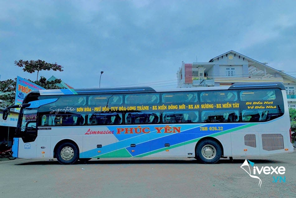 Nhà xe Phúc Yên tuyến xe Sài Gòn đi Tuy Hòa - Phú Yên uy tín