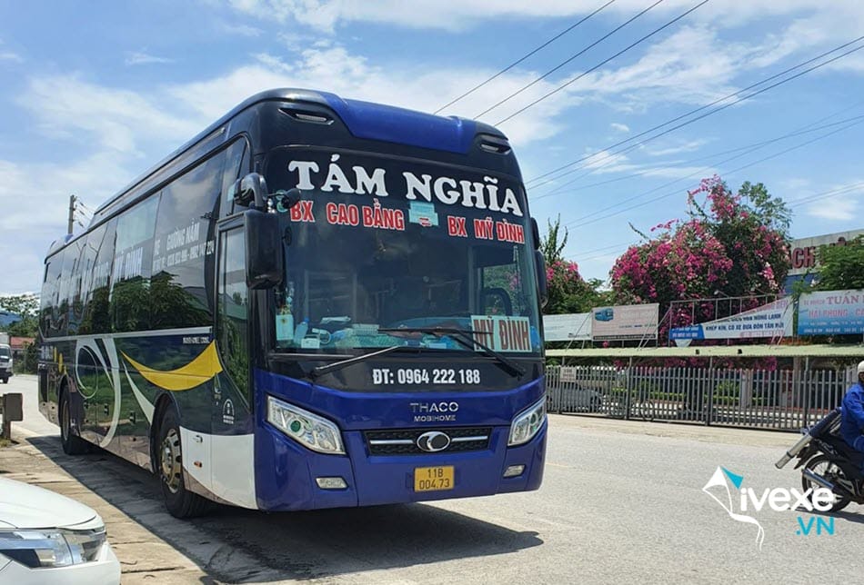 Nhà xe Tám Nghĩa tuyến xe Cao Bằng - Hà Nội