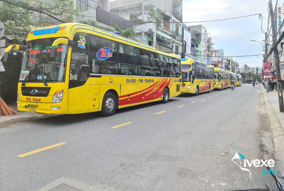 Nhà xe Tú Tạc tuyến Vinh Nghệ An đi Đà Nẵng