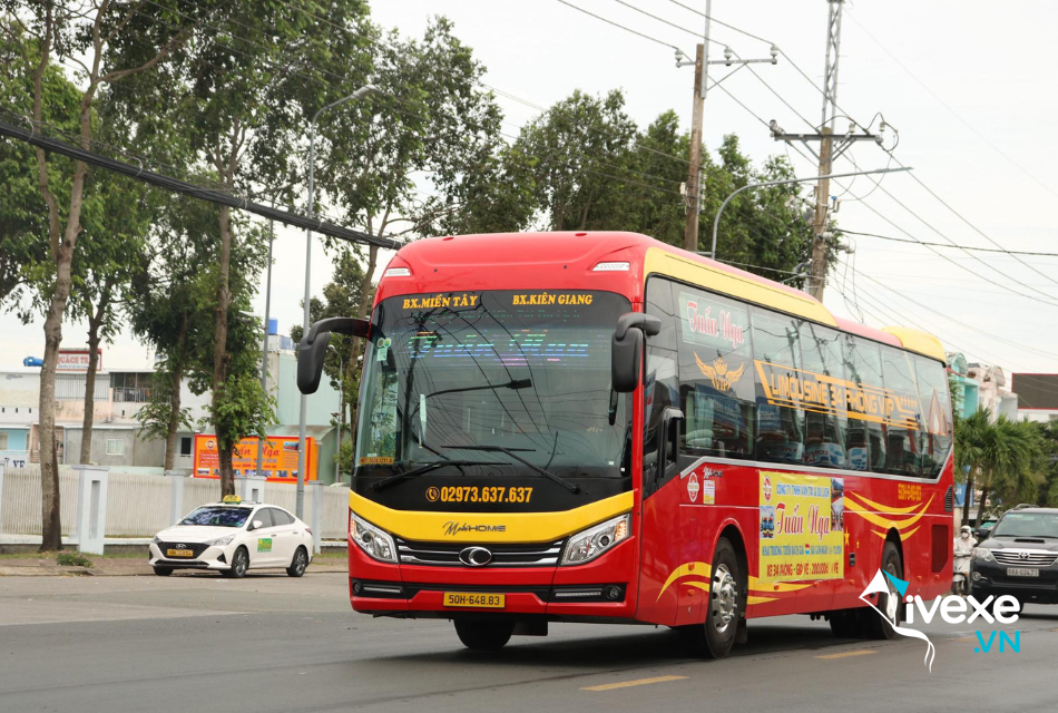 Nhà xe Tuấn Nga tuyến Bến xe Rạch Sỏi đi Sài Gòn